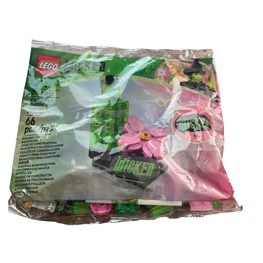 LEGO Wicked 30680 Elphabas Bottle and Glindas Flower Polybag 66 Pcs New
